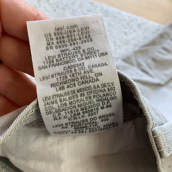 Dove Grey Levi’s Too Superlow 524 Jeans 7M - Picture 6 of 6